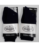 Louisville Slugger Youth Size 9-1 Baseball Socks Navy Blue 2 pair x 2 pa... - £7.78 GBP