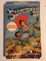 Superman III 3 Special Edition Book Vintage Novel  MOVIE Tie-IN Richard Pryor - £3.85 GBP
