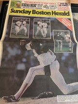 Red Sox Boston Herald October 5 1986 MLB SOUVENIR PIN-UP and comic section - £13.78 GBP