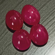 No Heat Ruby,4 Carat Size,Ruby Cabochon Set,18.45 Cttw,Burma Ruby,Myanmar Ruby,C - £4,396.45 GBP