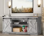 Amyove Farmhouse Tv Stand For 65 Inch Tv, Entertainment Center Tv Media ... - $194.94