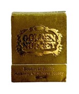 Golden Nugget Casino Hotel Vintage Matchbook Boston Atlantic City Unused... - $19.99