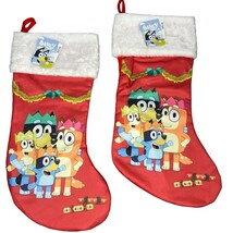 Nickelodeon&#39;s Bluey &amp; Family Christmas Stocking by Kurt Adler Red 19&quot; *N... - $35.99