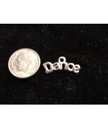 Dance antique silver Charm Pendant or Necklace Charm - £8.96 GBP