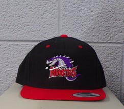AHL Hockey Lowell Lock Monsters Embroidered Flat Bill Snapback Ball Cap Hat  New - £21.15 GBP
