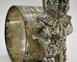 Antique Meriden Britannia Silver Plated Napkin Holder Sweet Boy c. 1875  - $103.94