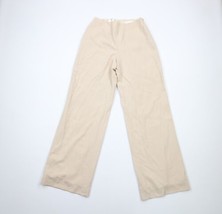 Vintage Escada Womens Size 38 Lined Wool Flared Wide Leg Pants Beige - $89.05