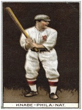 3883.Knabe-Philadelphia Baseball Player Poster from early sport card.Room art - £12.67 GBP+