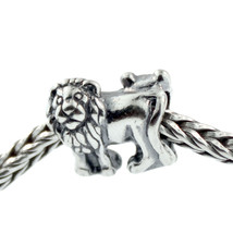 Authentic Trollbeads Sterling Silver 11217 Lions, Silver - £15.30 GBP