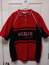 Vegas Connection Mens Shirt XL Short Sleeve 1/4 Zip Polo Vegas Sports Cl... - £11.69 GBP
