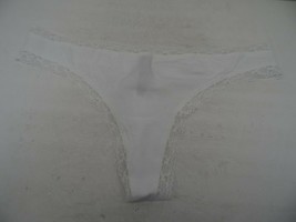Adore Me Women&#39;s Risque Lace Panty IMAM20X White Size 2X - $4.74