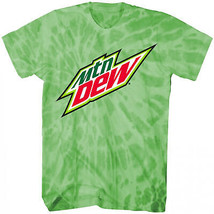 Mountain Dew Symbol Mineral Wash T-Shirt Green - $34.98+