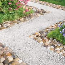 Set of 4 Stepping Stones Garden Border Pathway Mat Edging Yard Garden Bo... - $23.49