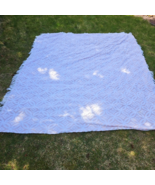 Vintage Pink Chenille Bedspread Cotton King 96&quot; X 103&quot; Fringed Medallion... - $55.66