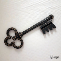Old key papercraft template - £7.84 GBP