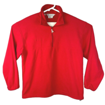 Columbia Unisex Vtg Micro Fleece Zip Pullover size Large Portland USA Ma... - £34.07 GBP