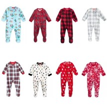 Family Pajamas Unisex Baby Boys or Girls Footed Holiday PJs, Assorted Colors - £3.90 GBP+