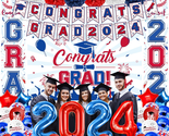 Red Blue White Graduation Party Decorations 2024,Class of 2024 Graduatio... - £25.85 GBP
