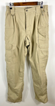 5.11 Tactical Pants Size 34x36 Mens Cargo Khaki Tan Pockets Stretch Work... - £37.07 GBP