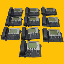 Lot of 10 Cisco 7942 IP VoIP Business Telephone 2 Lines #L6216 - $68.96