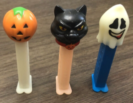 PEZ CANDY DISPENSERS  Halloween CHARACTERS - LOT OF 3 - Vintage To Modern - £6.86 GBP