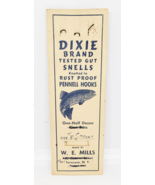Dixie Brand Made In N.Y. USA Pennell Hook Tested Gut Snells Unused Pack - $5.93