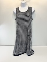 Women’s Max Studio Long Dress Size Medium Blue White Batik A Line Sleeveless - £22.41 GBP