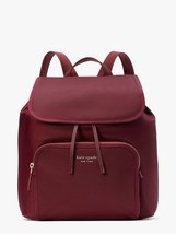 New Kate Spade Sam Medium Backpack the Little Better Nylon Dark Merlot - £93.85 GBP
