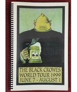 THE BLACK CROWES - ORIGINAL &quot;EUROPE &#39;99&quot; TOUR BAND CREW ONLY TOUR ITINERARY - $62.00
