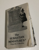 Vtg 1978 Set Sebastian miniatures sidewalk days boy 6229 Prescott W Baston - £33.14 GBP