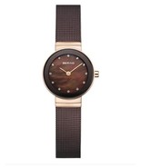Bering Womens Watch Milanese Brown Stainless Steel Mesh 24mm Quartz Analog - €115,10 EUR Bering Womens Watch Milanese Brown Stainless Steel Mesh 24mm Quartz Analog - €115,10 EUR
