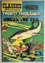 Classics Illustrated #47 20,000 Leagues Under Sea Jules Verne (Hrn 64) 2nd Good - £11.86 GBP