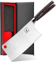 Cleaver Knife - Imarku 7 Inch Meat Cleaver - Sus440A Japan High, Ultra Sharp - £48.92 GBP