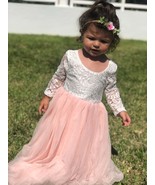 Flower Girl dress, Baby girl dress Toddler dress wedding Tulle dress  to... - £43.44 GBP