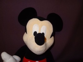 Mickey Mouse 21&quot; Plush Stuffed Animal Disney Toy Red Shorts White Gloves - $15.68