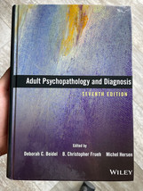 Adult Psychopathology and Diagnosis Seventh Edition Hardcover Text Book - $11.98
