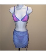 NWT TiniBikini Purple and Pink Bikini Swimsuit 3 Piece Set Size XL - $857.68 MXN