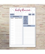 DAILY PLANNER Printable 2020, Instant Download, personal planner, daily ... - $2.46 CAD
