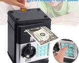 Electronic Piggy Bank Atm Password Money Box Cash Coins Saving Auto Depo... - $39.99