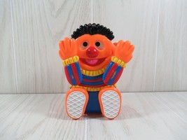 Sesame Street Vintage ILLCO Ernie Peek-A-Boo Wind Up Music Box Toy Works - £7.77 GBP