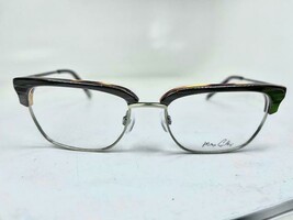 New Max Cole MC-1526 Col.10 Wood Grain &amp; Gold Eyeglasses 51/17/145 - $39.55