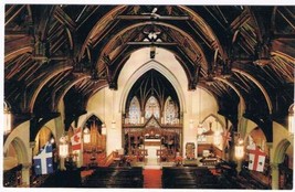 Quebec Postcard Montreal St George&#39;s Anglican Church Eglise Episcopate Georges - £1.71 GBP