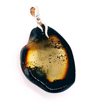 Amber Pendant  / Certified Genuine Baltic Amber  - £47.50 GBP