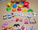 Mr. Potato Head Lot w/ Body Parts Hats Shoes Mouths Accessories - $19.34