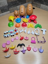 Mr. Potato Head Lot w/ Body Parts Hats Shoes Mouths Accessories - £15.44 GBP