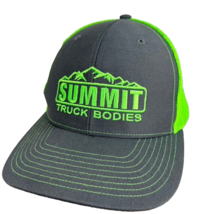 Summit Truck Bodies Baseball Hat Cap Richardson Mesh Back Adjustable Green - £27.25 GBP