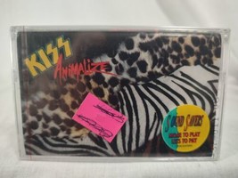 Kiss Animalize Cassette 1984 Hard Rock Heaven&#39;s on Fire Mark St. John Simmons - £25.87 GBP
