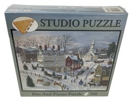 Jigsaw Puzzle Bits &amp; Pieces Studio Holiday sealed,500 pieces 47885 - £13.58 GBP