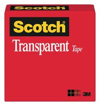 3M Scotch Transparent Tape, 1/2&quot; x 2592&quot;, 1/Roll - Model 600 - $19.22