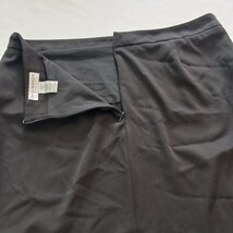 Sag Harbor Stretch Back Zipper Women's Black Skirt Size 18 image 8